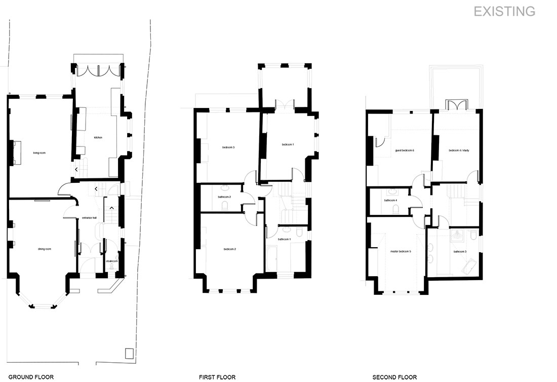 Talbot Road existing floorplan