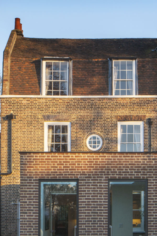 Hidden Courtyard, rear of the house, close crop