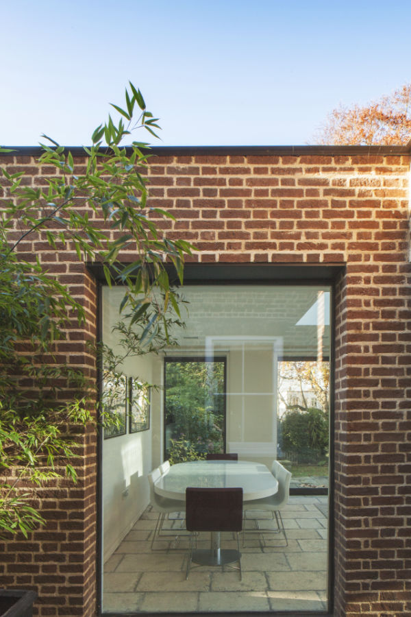 Hidden Courtyard, extension window close up