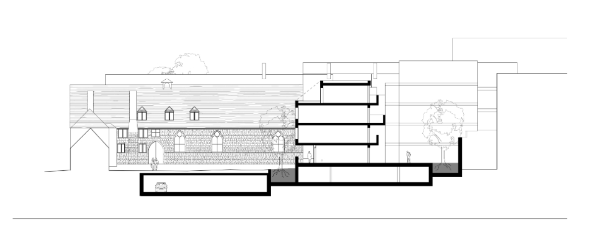 Corpus Christi cross section