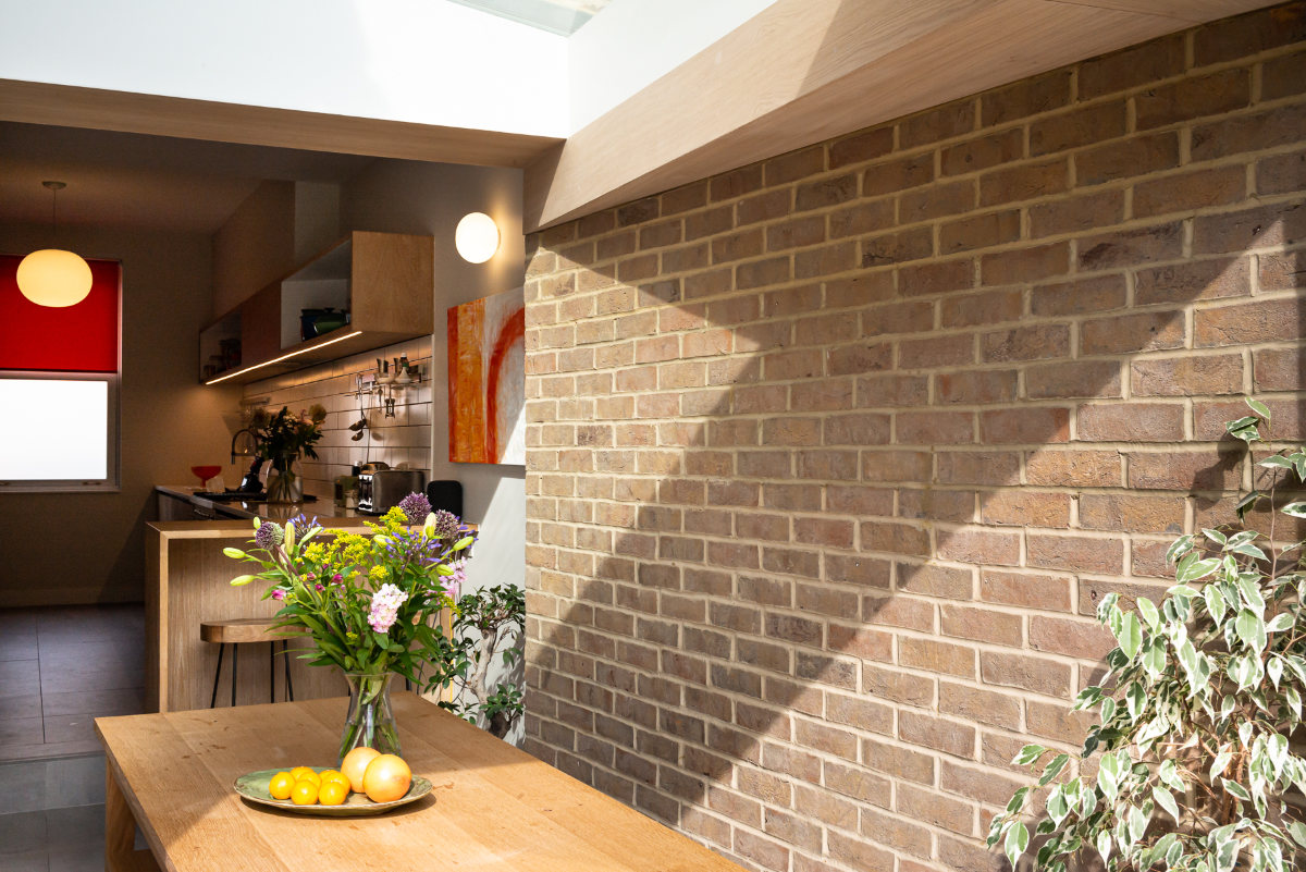 Twist Terrace, view from extension into kitchen